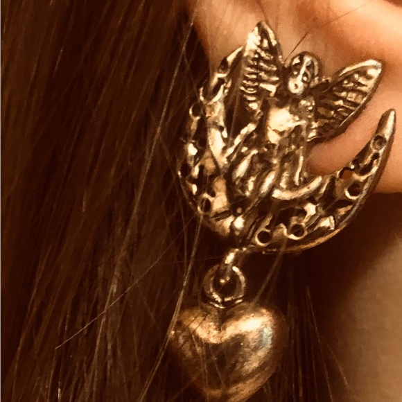 Gold Angelic Necklace purchased in Dallas Texas over 30 years ago, ❤️ - Picture 2 of 16